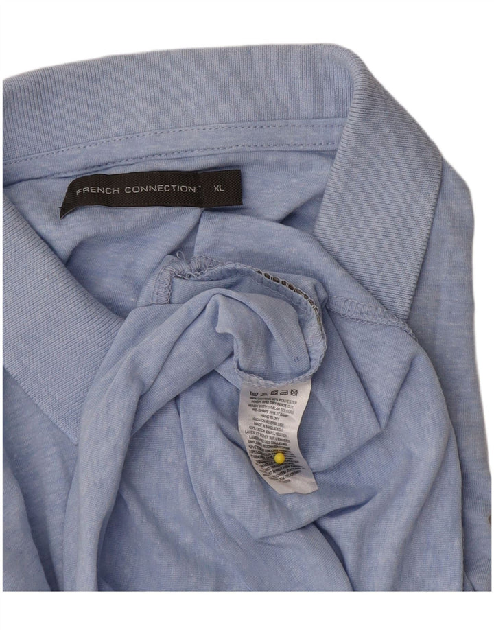Tricou polo pentru bărbați French Connection XL, bumbac albastru