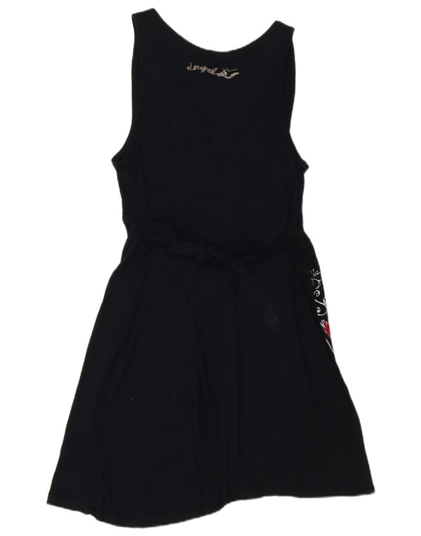 Rochie A-Line fără mâneci Desigual pentru femei UK 12 Medium Bleumarin