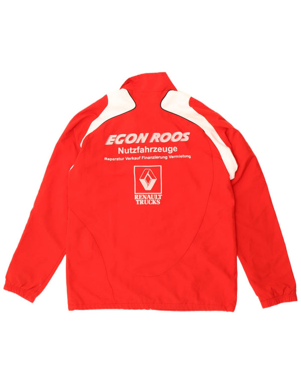 Jachetă de top pentru trening grafic Adidas pentru bărbați UK 40/42 Medium Red Colorblock