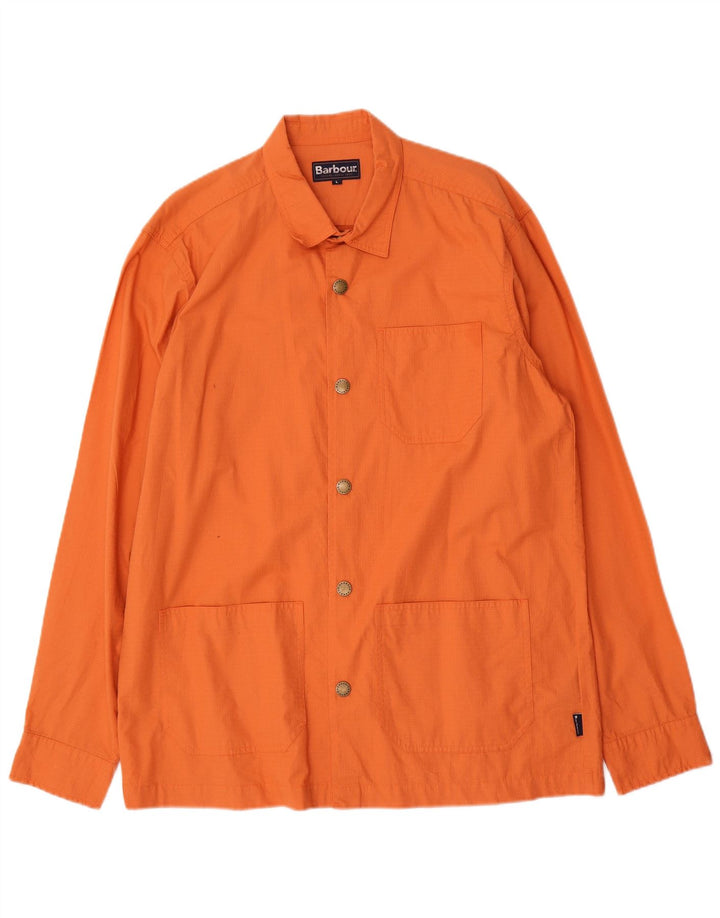Jachetă pentru bărbați Barbour, UK 40, mare, portocaliu, bumbac
