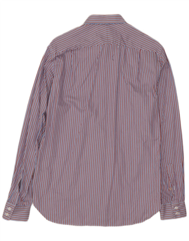 BEN SHERMAN Cămașă pentru bărbați Mărimea 15 Bumbac cu dungi albastre medii