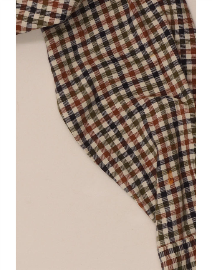 Cămașă Massimo Dutti pentru bărbați, bumbac cu carouri mari, multicolore