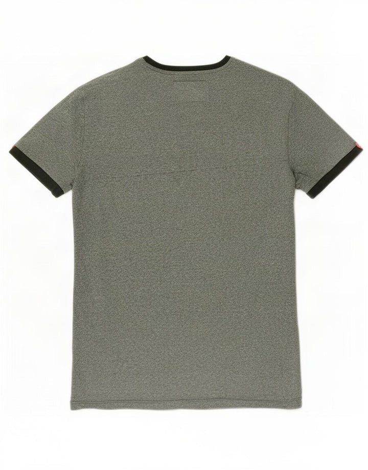Tricou Superdry pentru bărbați Top din bumbac verde mediu