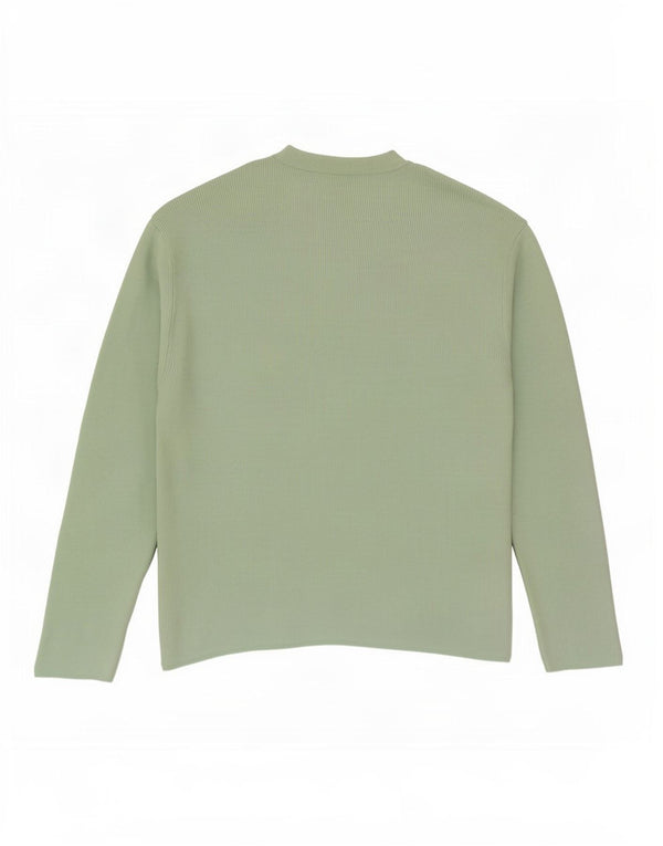 Pulover pentru femei Marks & Spencer cu decolteu în V, UK 14, viscoză verde medie