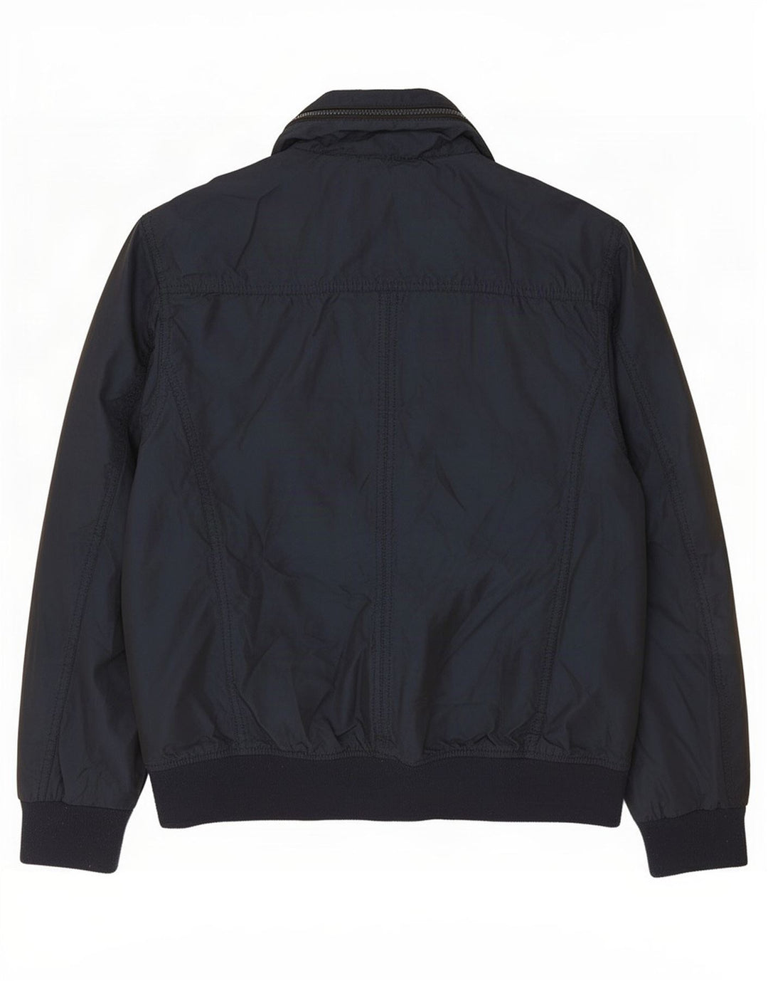 Bomber pentru bărbați Zara UK 40 mare, albastru, poliester