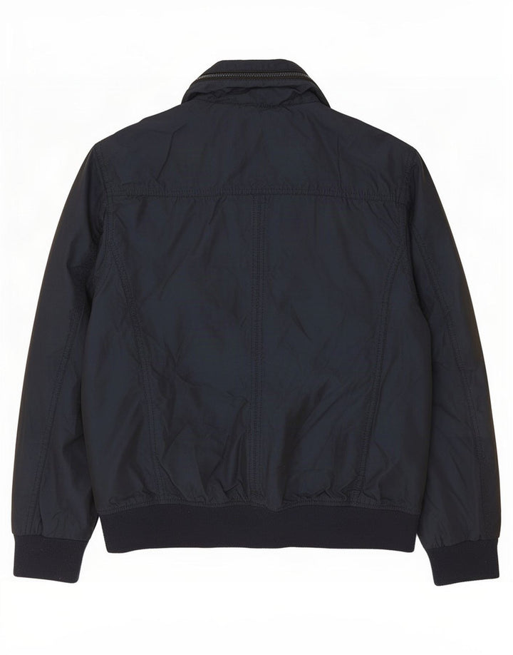 Bomber pentru bărbați Zara UK 40 mare, albastru, poliester