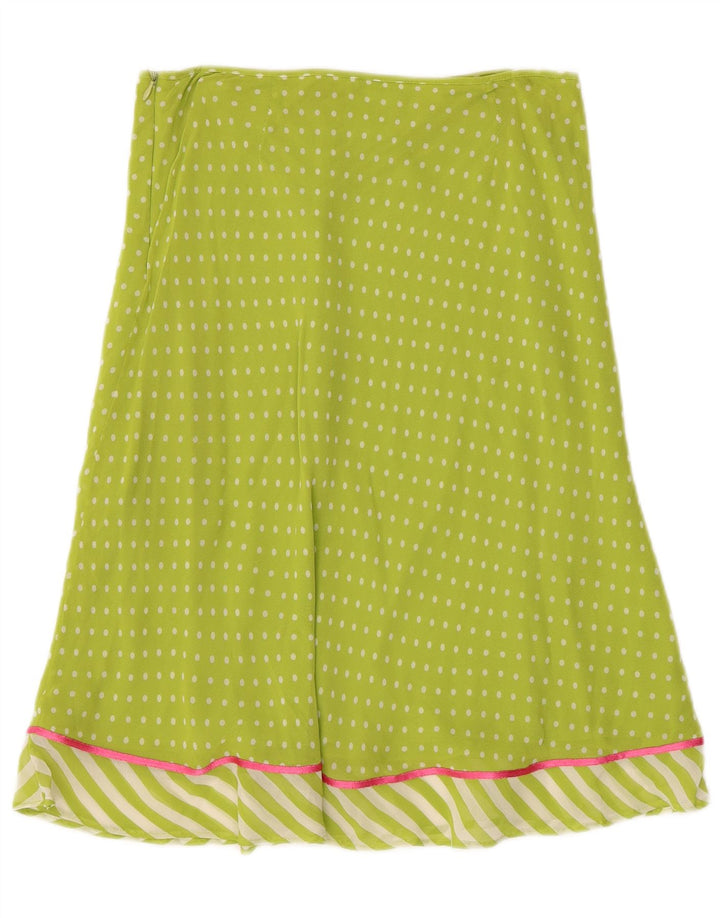 Blugirl Blumarine Fusta A-Line Femei IT 42 Medium W28 Verde Buline