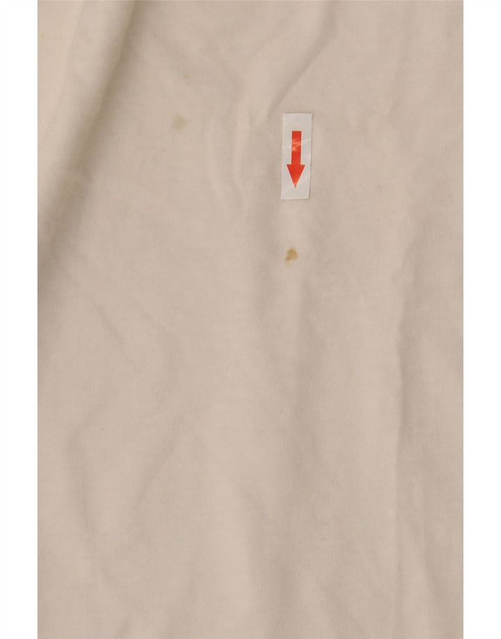 Datch pentru bărbați Muscle Graphic Top cu mânecă lungă UK 12 Medium White Colorblock