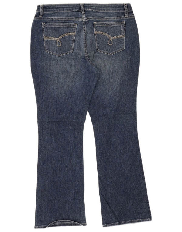 Jeans Lee Riders pentru femei cu talie medie, cu talie medie US 14 XL W34 L28, bumbac albastru