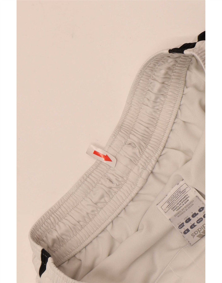 Pantaloni scurți sport pentru bărbați Adidas XL, alb, poliester color bloc