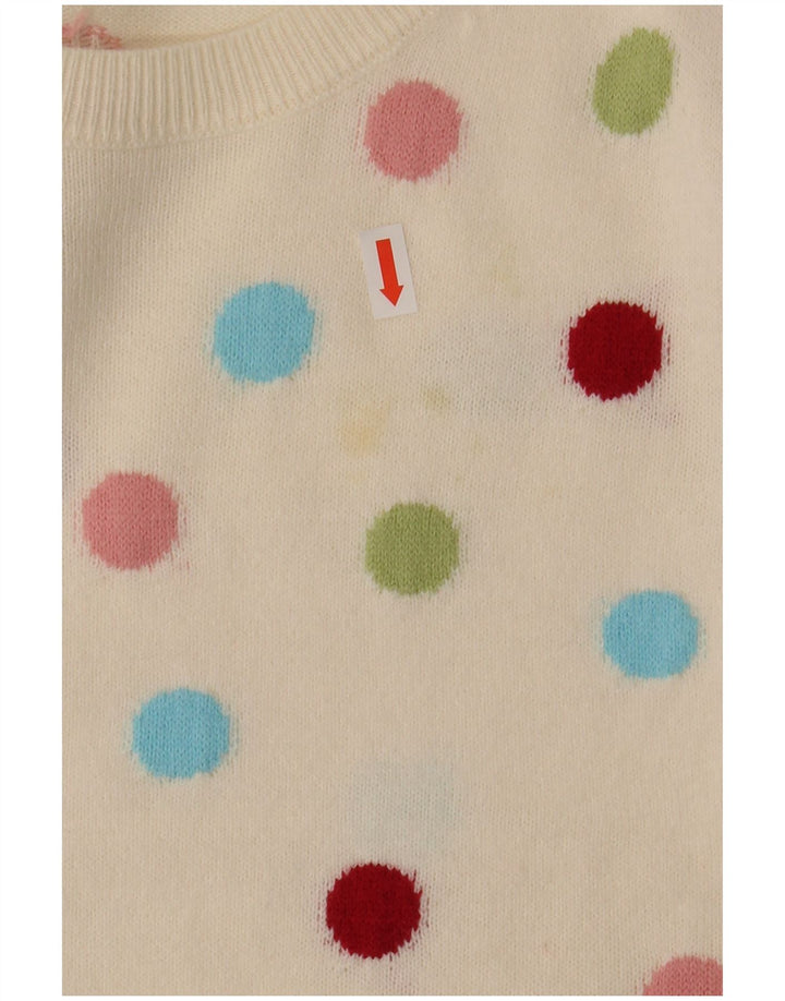 Pulover pentru femei Marks & Spencer cu decolteu triplu UK 12 Medium Off White
