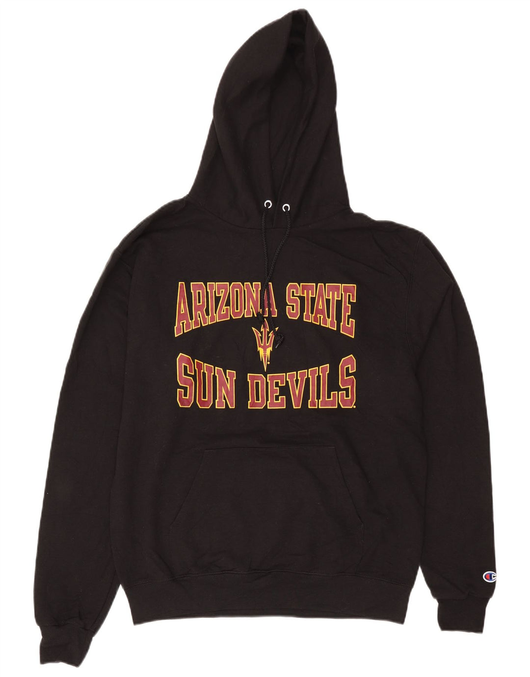Pulover pentru bărbați Champion Arizona State Sun Devils Graphic Hoodie Jumper mediu negru
