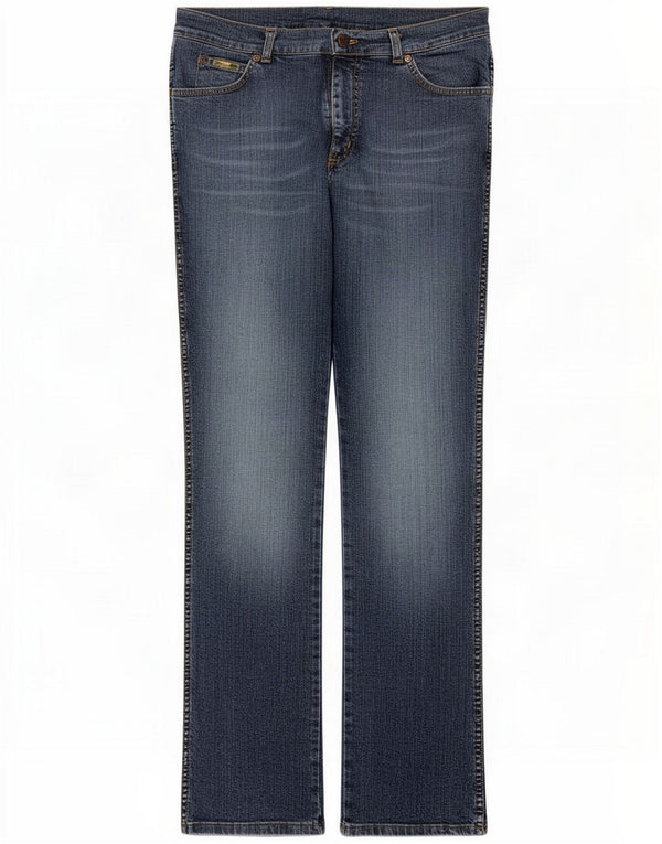 Wrangler Womens Kate Bootcut Jeans US 12 Large W30 L32 Blue Cotton