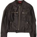 Jachetă de piele pentru bărbați Basile UK 38 Medium Black