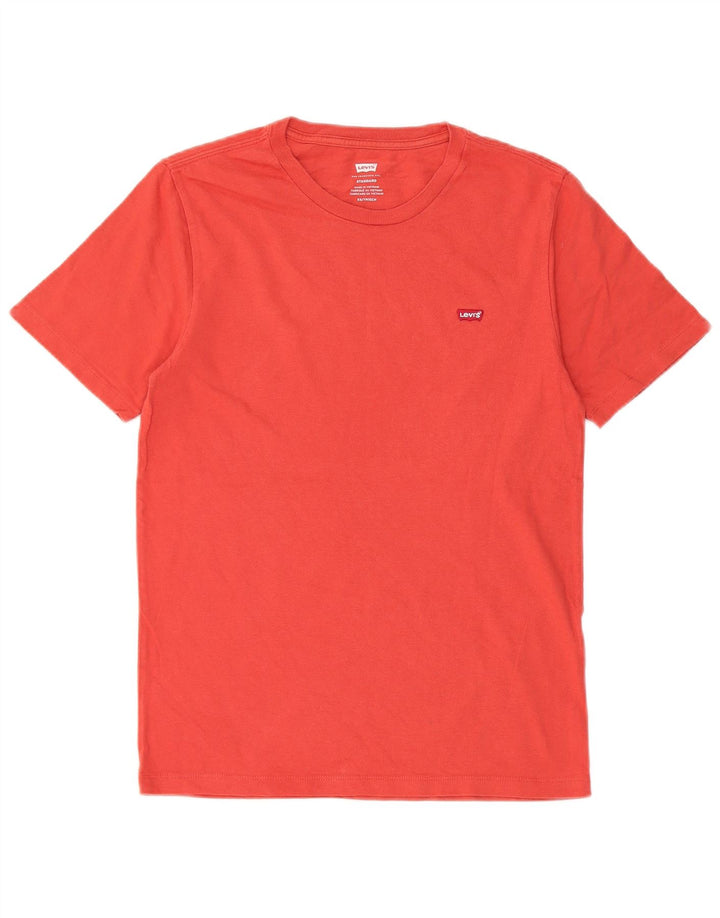 Tricou standard pentru bărbați Levi's Top XS Bumbac roșu