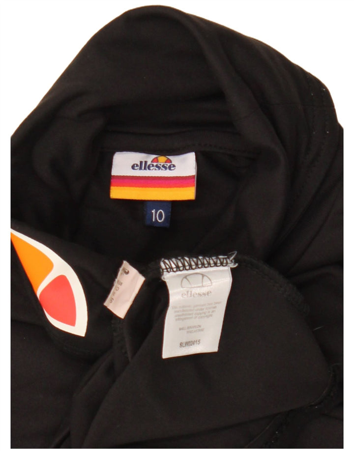 Vestă cu grafică pentru femei Ellesse, UK 10, nailon mic, negru