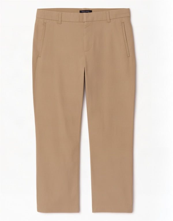 Pantaloni tăiați drept pentru femei Tommy Hilfiger US 6 Medium W30 L24 Bej