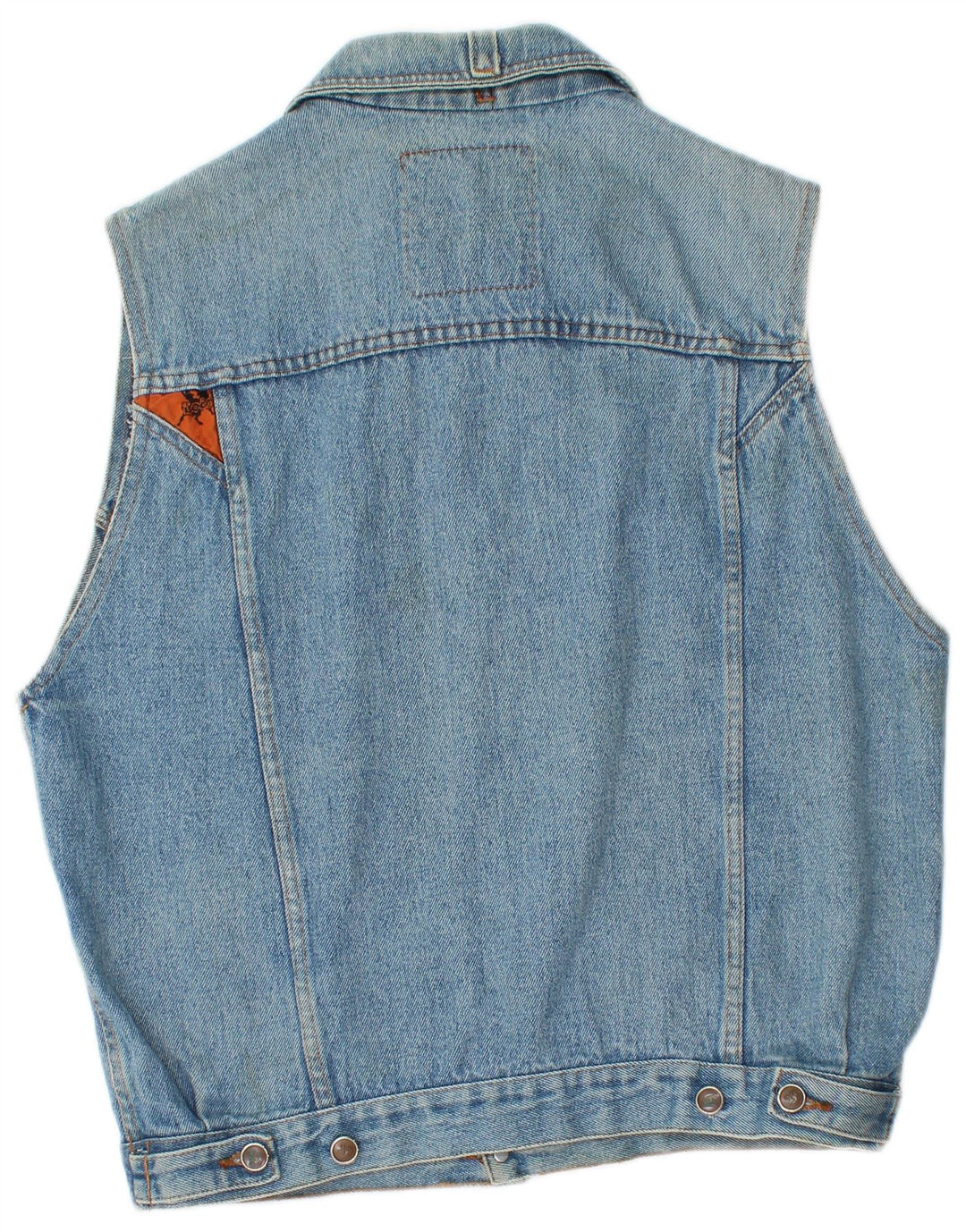 Gilet de blugi pentru bărbați Lois UK 38, bumbac albastru mediu