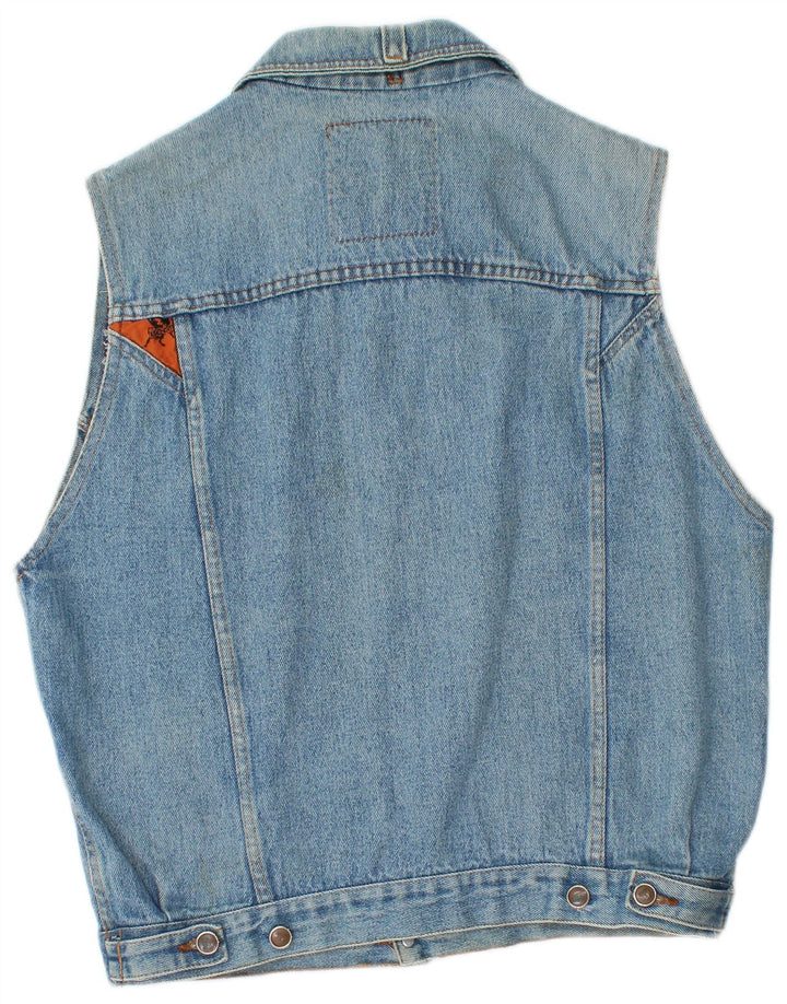Gilet de blugi pentru bărbați Lois UK 38, bumbac albastru mediu