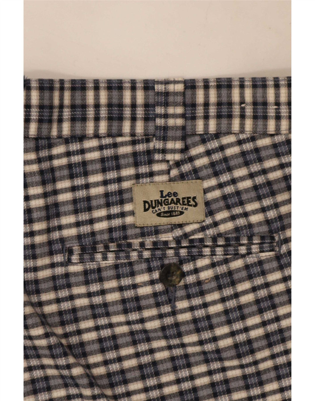 Pantaloni scurți chino pentru bărbați Lee, W30 Medium Blue Check
