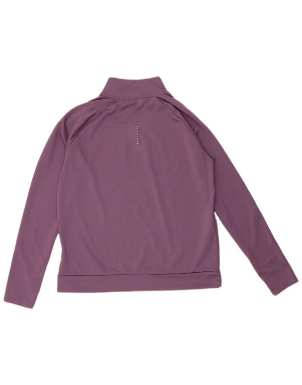 Top de trening Nike Dri Fit Graphic Pulover pentru femei UK 14 Mov mediu
