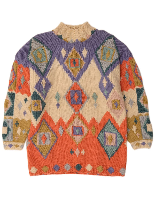 Pulover Paco pentru femei cu paragate cu gât țestoasă, UK 10, mic, multicolor, N