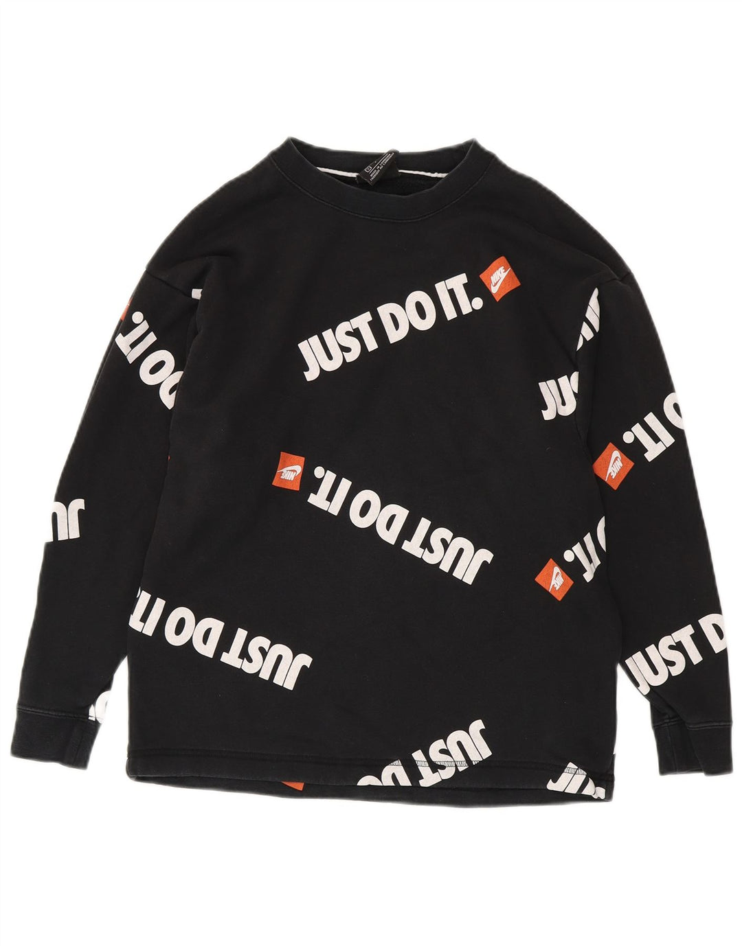 Hanorac grafic pentru bărbați NIKE Pulover mic, negru, bumbac