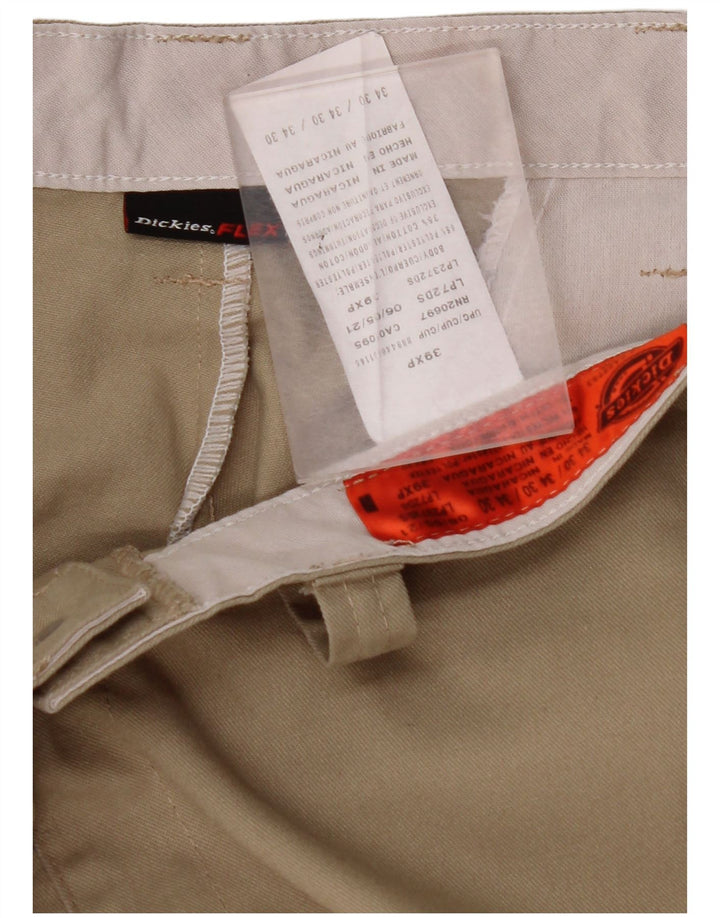 DICKIES Pantaloni drepti pentru bărbați cargo W34 L30 poliester bej