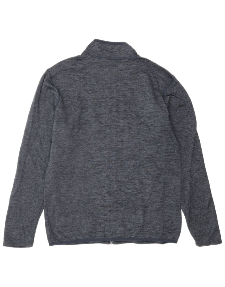 Jachetă de trening pentru bărbați THE NORTH FACE, poliester cu pături, albastru marin mic