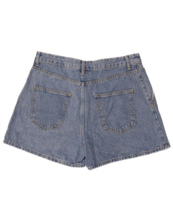 Pantaloni scurți din denim pentru femei Zara Medium W30 Bumbac Albastru