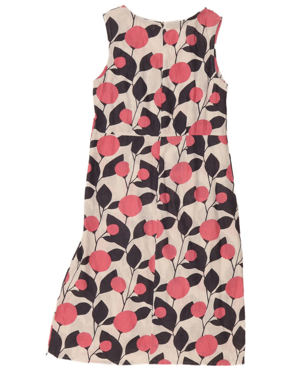 White Stuff Rochie fără mâneci pentru femei UK 12 Medium White Floral