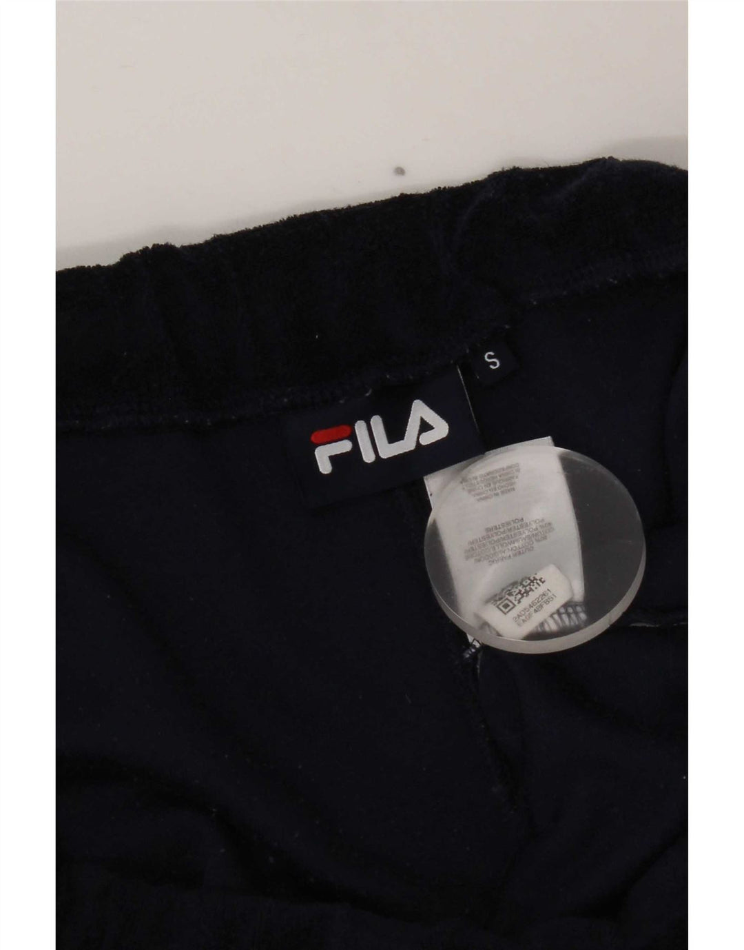 Pantaloni scurti sport Fila pentru damă, bumbac, albastru bleumarin
