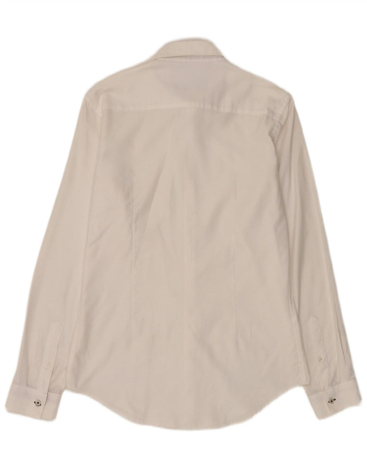 Cămașă Zara bărbați Slim Fit Medium White