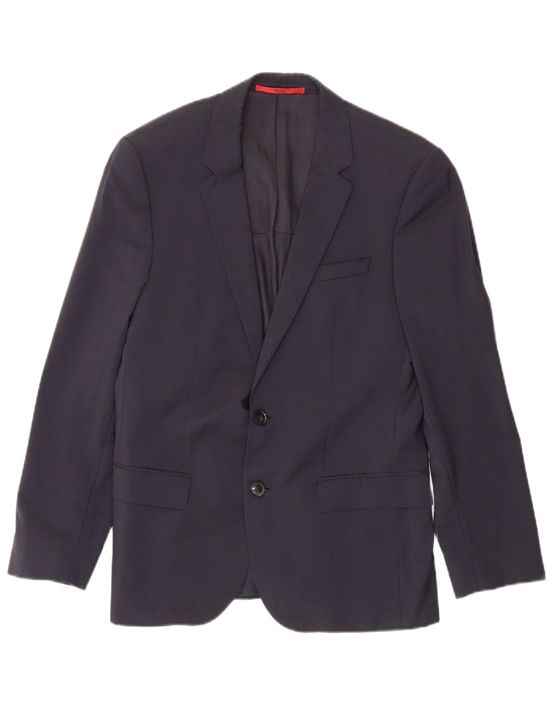 Blazer pentru bărbați Hugo Boss, cu 2 nasturi, EU 46, lână virgină, bleumarin, mic
