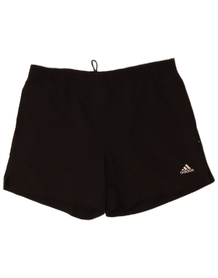 Pantaloni scurți sport pentru bărbați Adidas, mari, negru, poliester