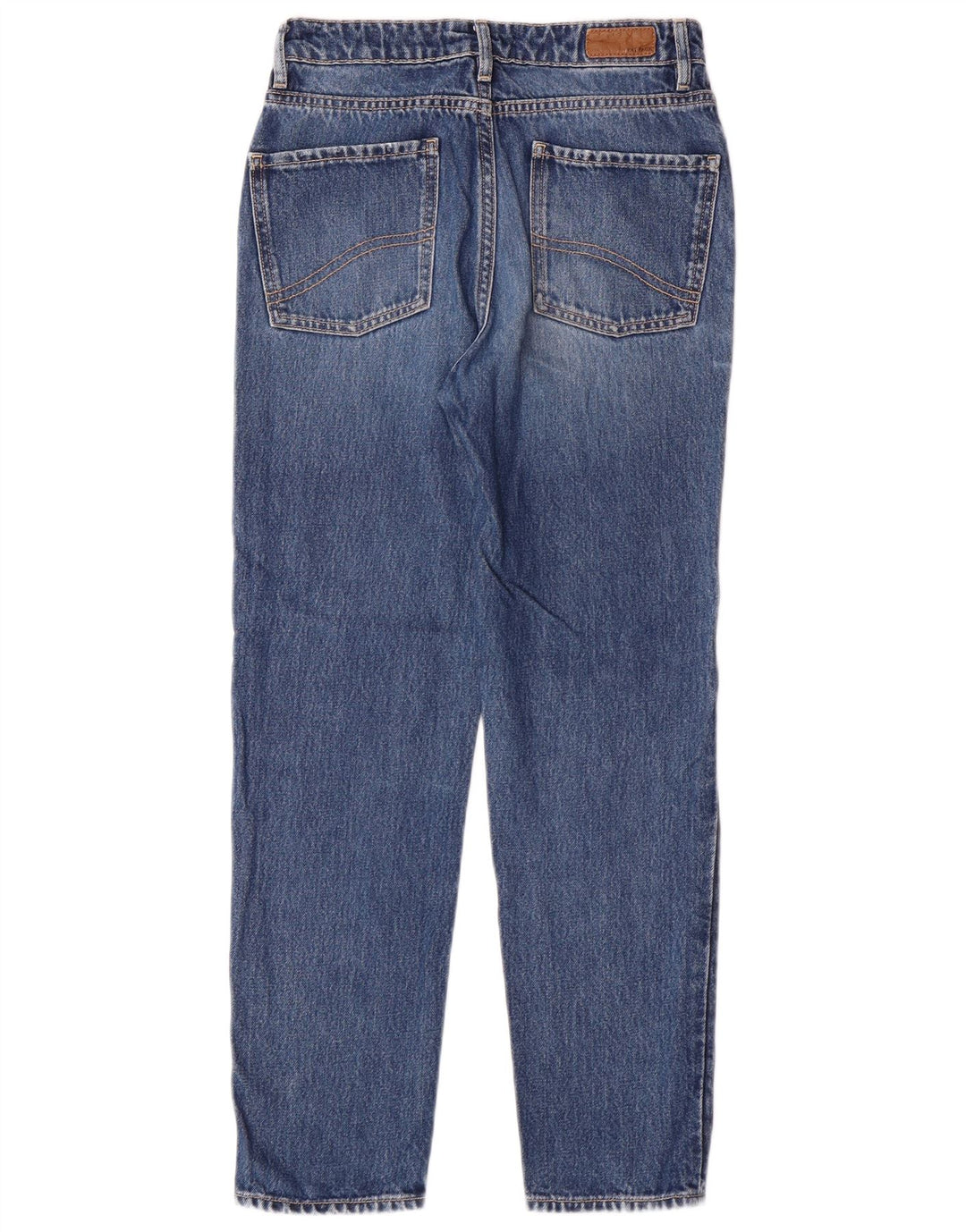 FAT FACE Jeans mom pentru femei, blugi subțiri învechiți UK 6 XS W26 L26 Bumbac albastru