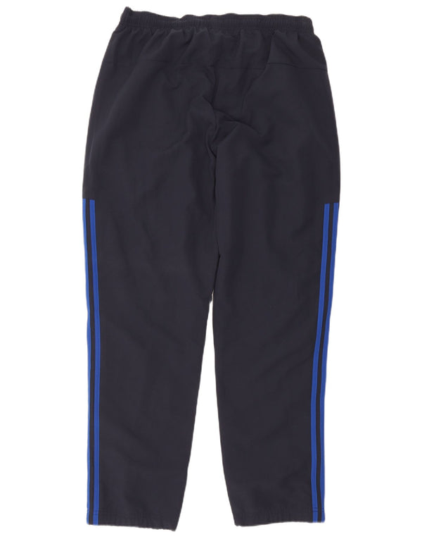 Pantaloni de trening pentru bărbați Adidas Pantaloni de jogging mari, bleumarin, poliester