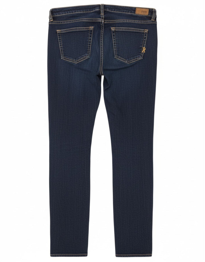 RIFLE Womens Slim Jeans W30 L29 Navy Blue Cotton