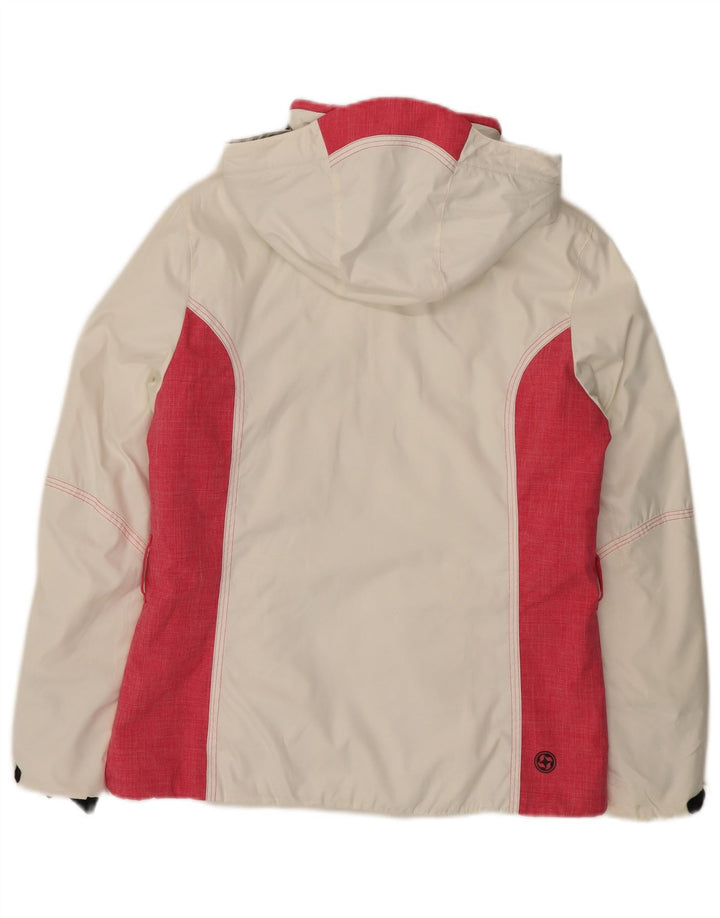 Jachetă de schi căptușită cu glugă pentru femei Colmar IT 42 Small White