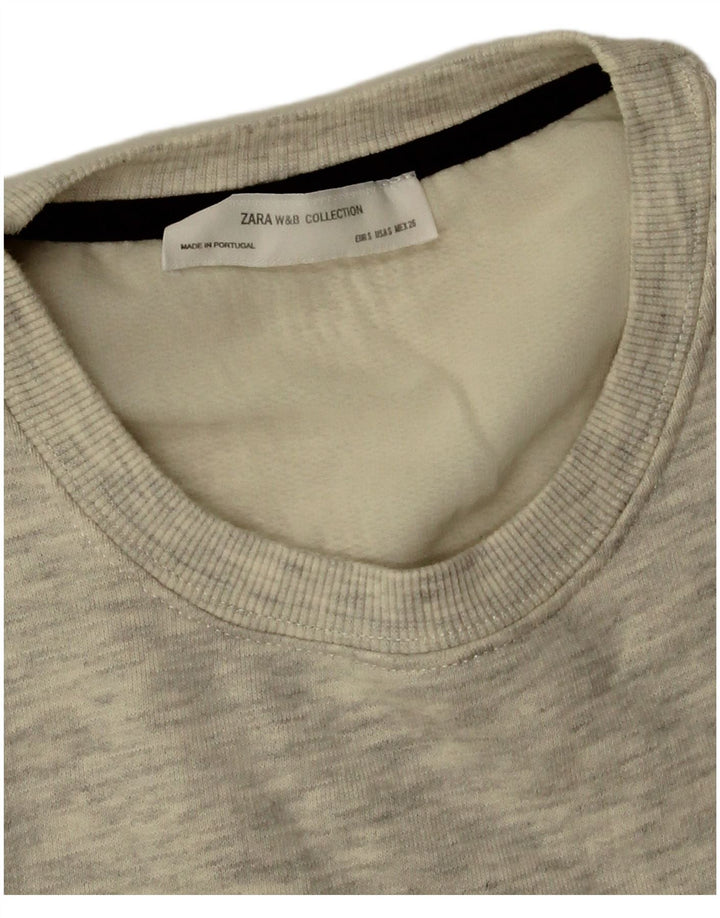 Rochie tunică pentru femei Zara UK 10 Poliester cu pături gri mici