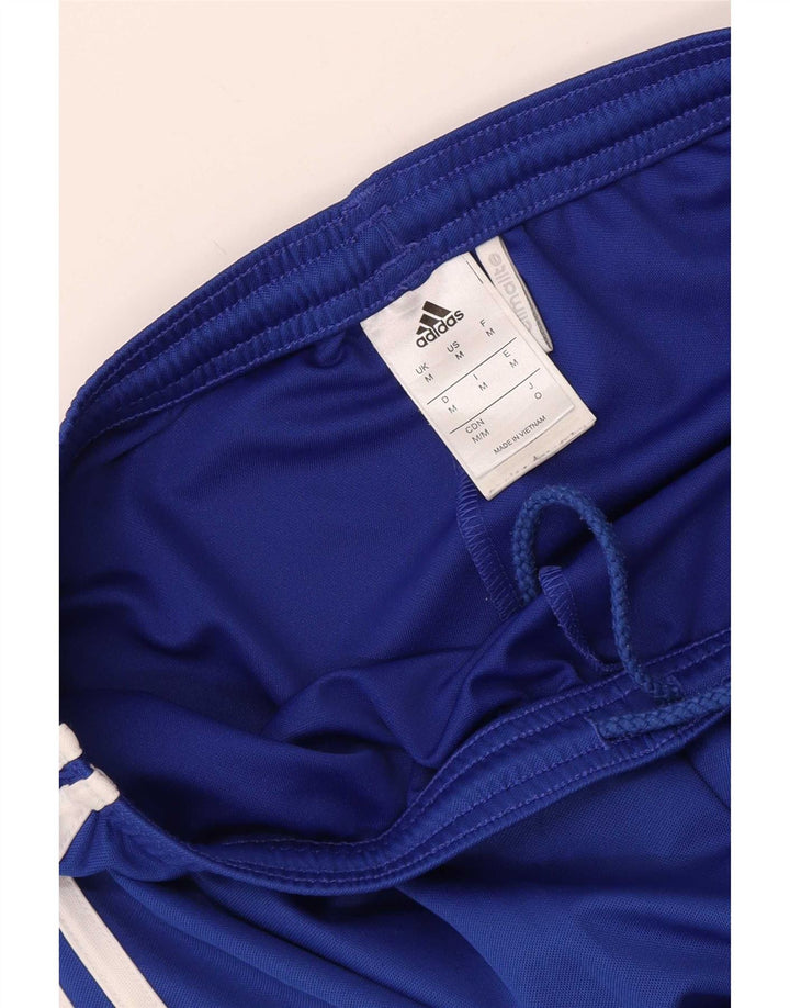 Pantaloni scurți sport pentru bărbați Adidas Climalite, poliester albastru mediu