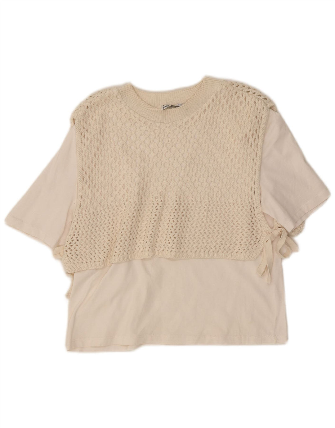 Bluză pentru femei Zara UK 12 Medium White