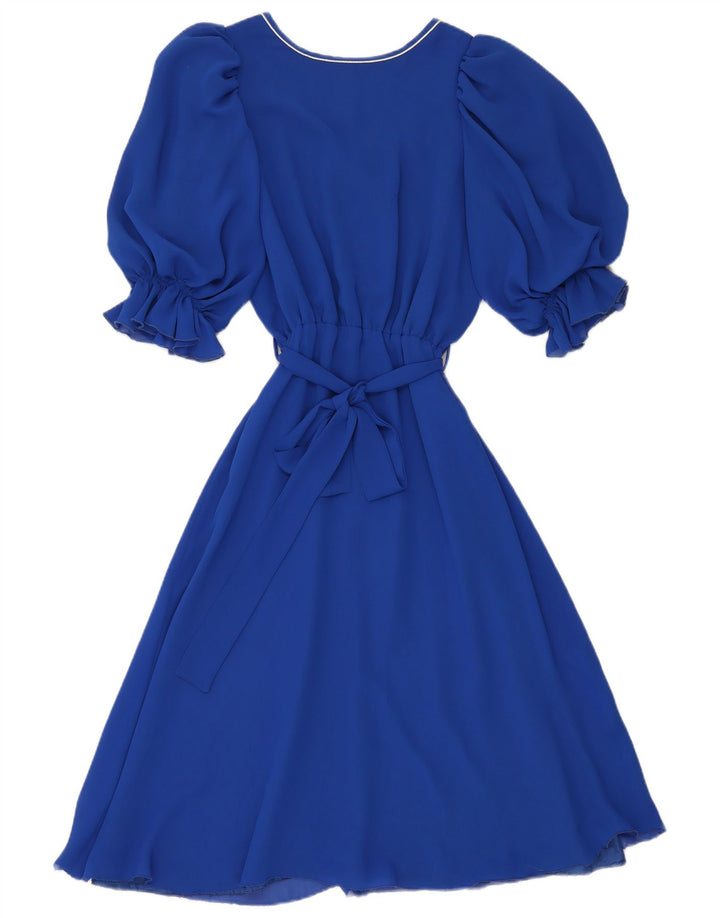 Rochie A-Line Vintage pentru femei IT 40 Small Blue Poliester
