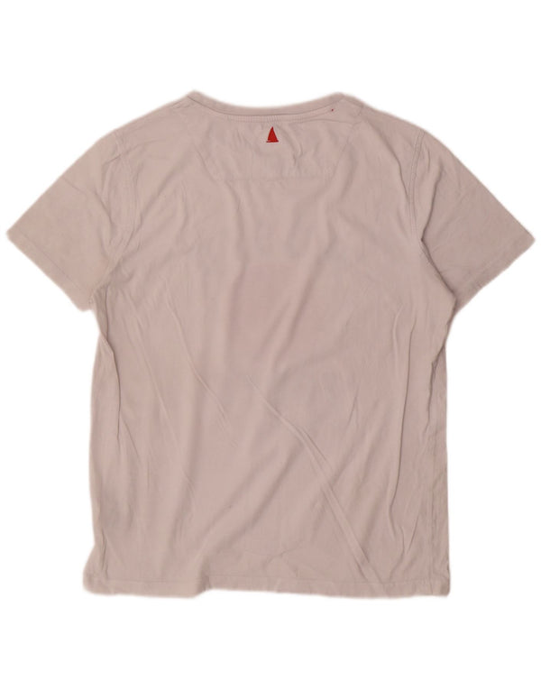 Tricou grafic pentru bărbați Musto Top Medium White Bumbac