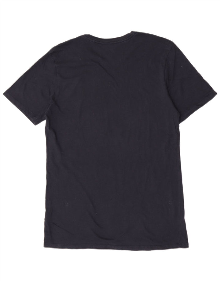 Tricou cu croi atletic Nike pentru bărbați Top mediu din bumbac bleumarin