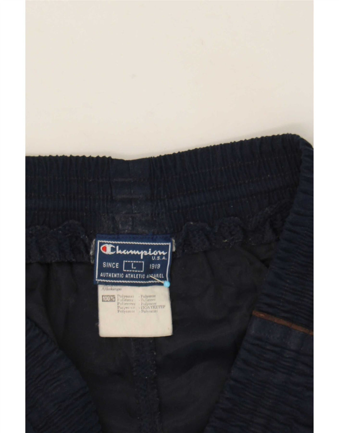Pantaloni de trening cargo pentru bărbați Champion, mari, poliester, albastru