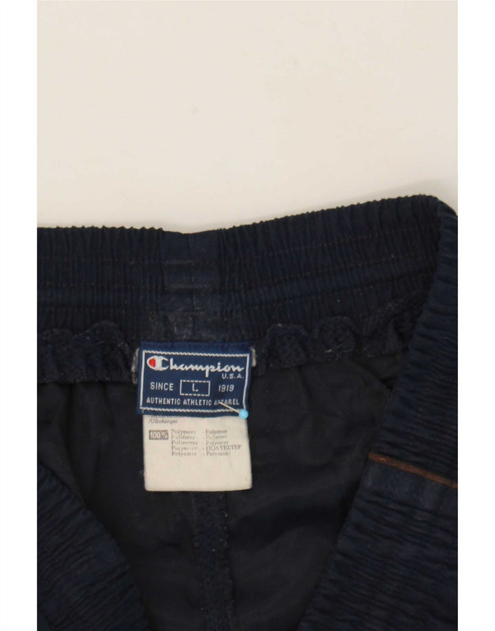Pantaloni de trening cargo pentru bărbați Champion, mari, poliester, albastru