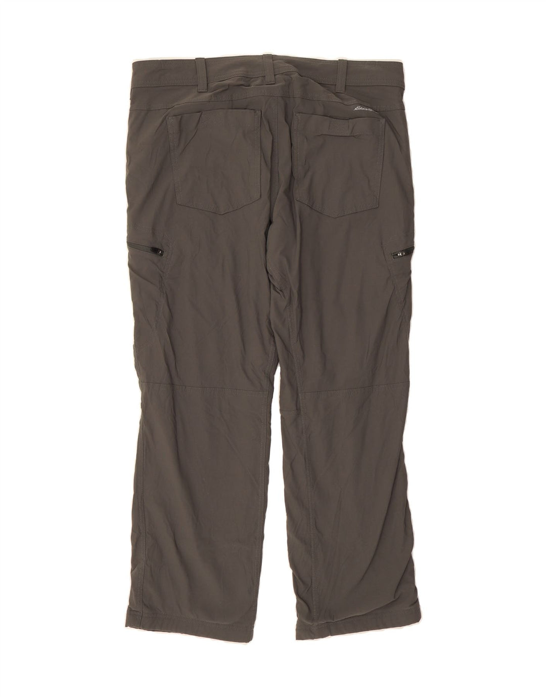 EDDIE BAUER Mens Straight Cargo Trousers W38 L30 Grey Nylon Vintage Eddie Bauer and Second-Hand Eddie Bauer from Messina Hembry 