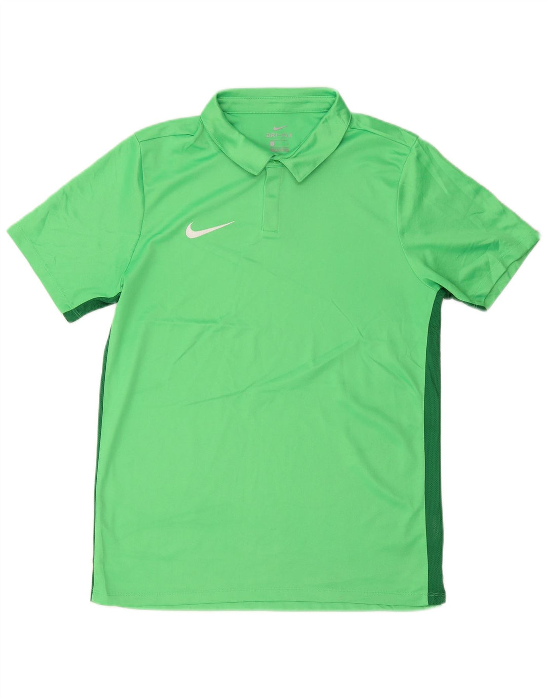 Tricou polo Nike pentru bărbați Dri Fit, mare, verde, poliester color bloc