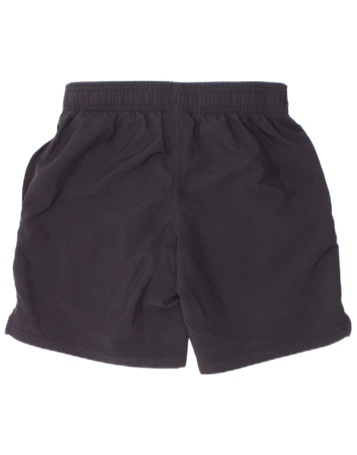 Pantaloni scurți sport grafic Under Armour pentru băieți 7-8 ani poliester negru mic